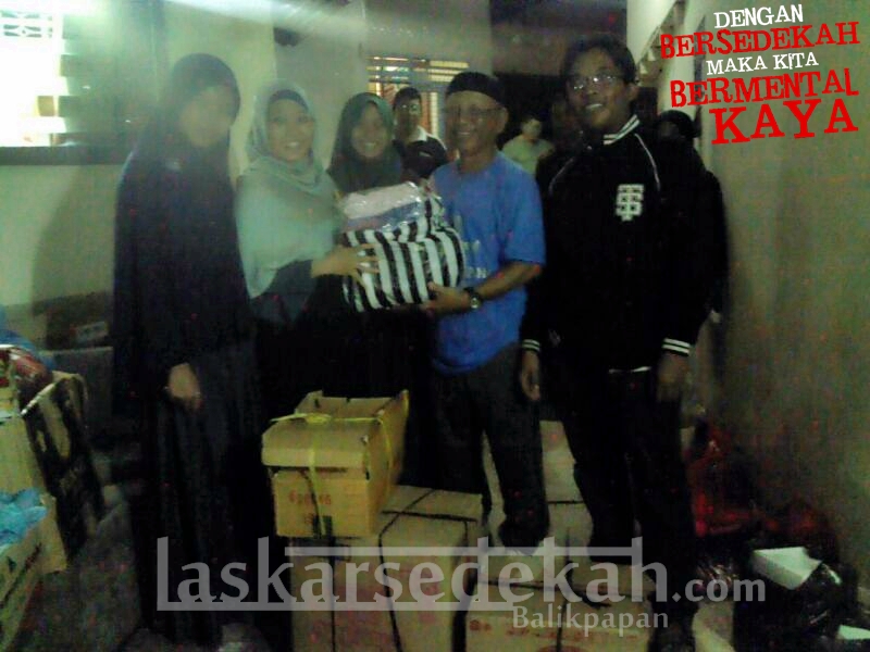 Eksekusi Sedekah Pemberian Bantuan Korban Kebakaran