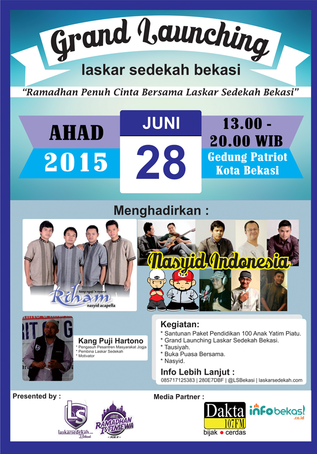 Grand Launching Laskar Sedekah Bekasi