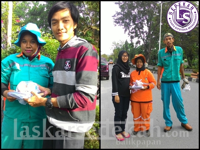 Tebar Nasi Bungkus dan Berbagi Mushaf