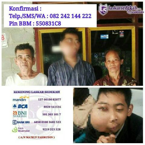 Mari Berbagi : Supriyanto, penderita Tumor