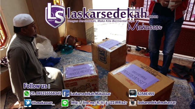 Bantuan Sosial Korban Kebakaran Jalan Inspeksi Kanal Kec. Tamalate Makassar