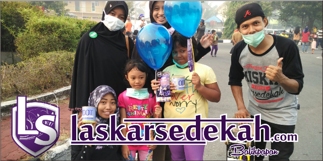 Laskar Sedekah di CFD Lapangan Merdeka