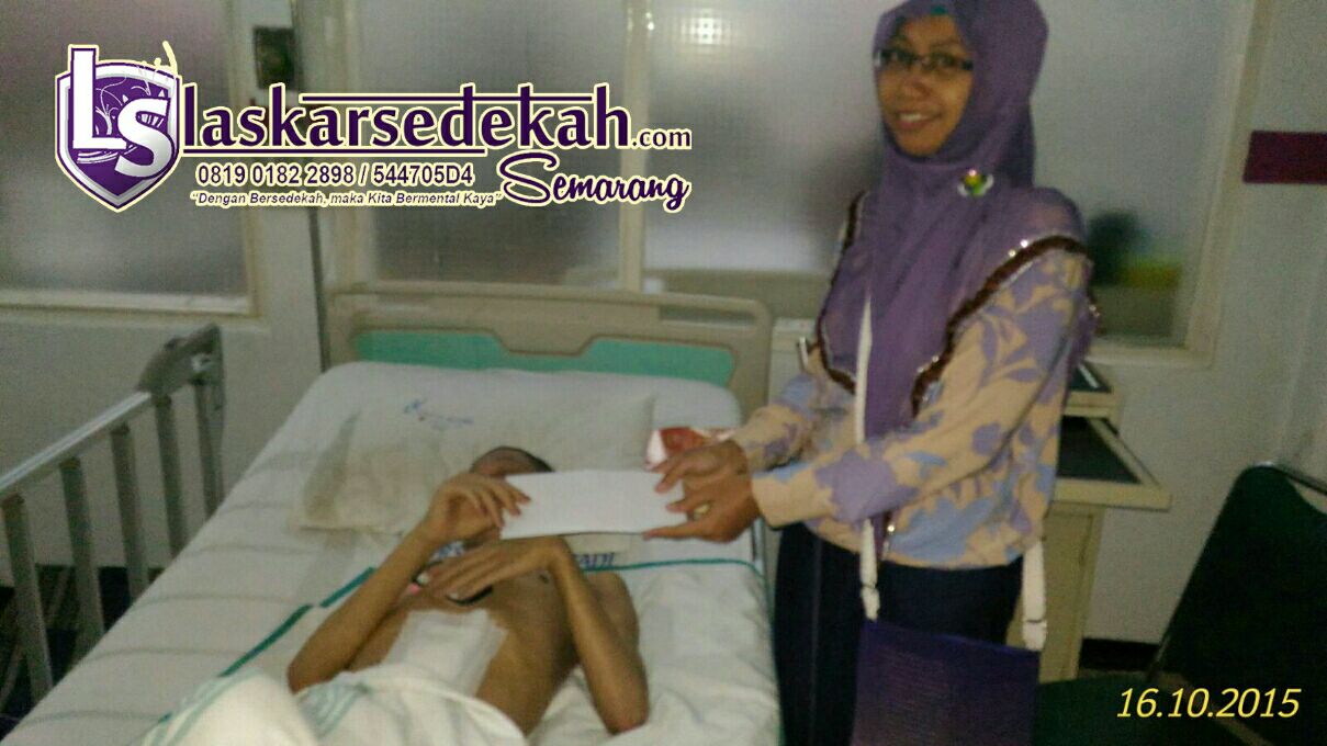 Action Laskar sedekah semarang untuk Dik Ridho