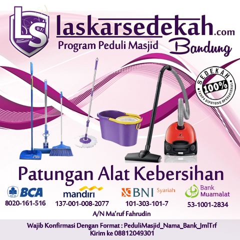 Program Peduli Masjid Laskar Sedekah Bandung
