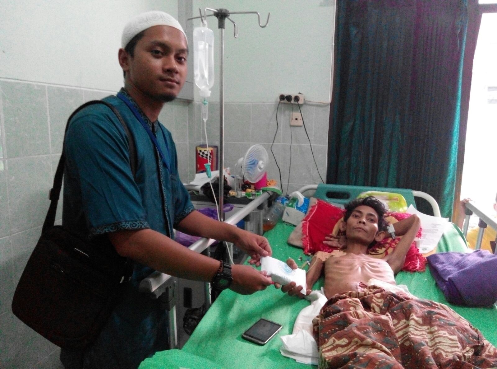 Sedekah untuk mas Rahmad penderita kanker usus