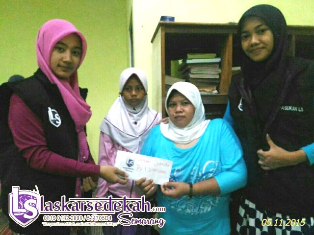 LS Semarang Menyantuni Anak Yatim dan Janda