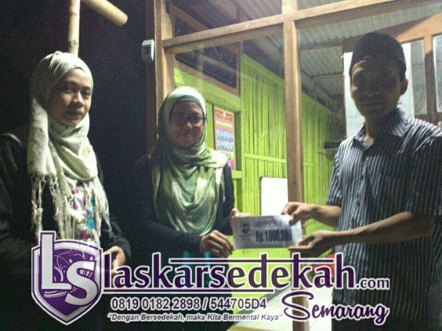 LS Semarang membantu Pembangunan Musholla