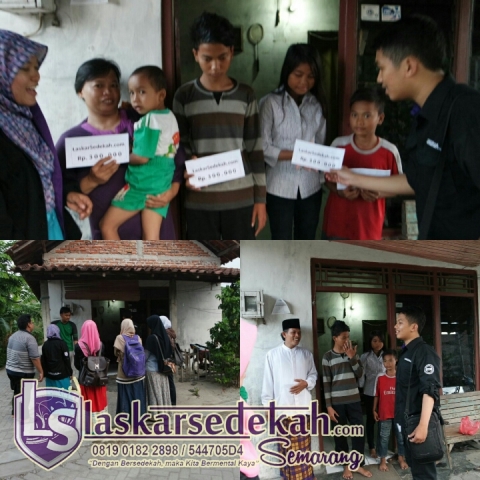 LS Semarang: Menyantuni 4 Yatim bersaudara