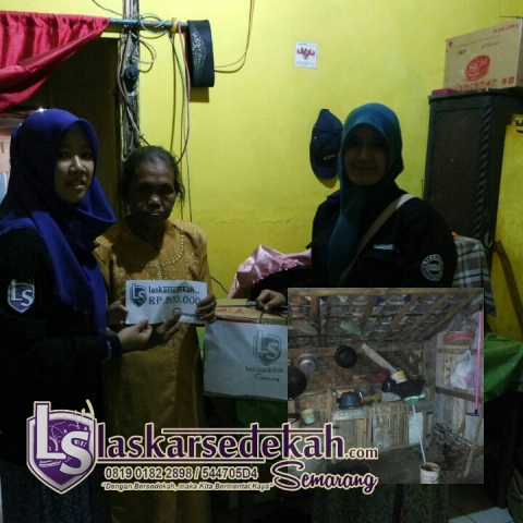 LS Semarang: Membantu Mbah Satiyah seorang Janda