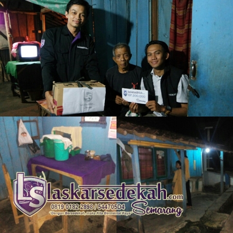 LS Semarang: Membantu Mbah Awi seorang duda tanpa keturunan