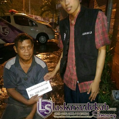 LS Semarang: Membantu pak Wakijo modal dan gerobak mie ayam