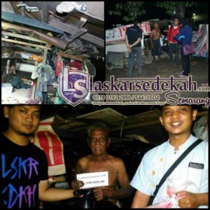 LS Semarang: membantu mbah Sukimin