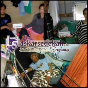 LS Semarang: membantu pak Jasmani penderita tumor