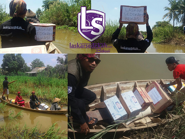 Laskar Sedekah Bekasi Tanggap Bencana Banjir