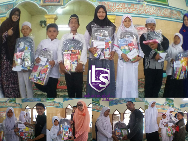 Laskar Sedekah Bekasi Berbagi Paket Pendidikan dan Santunan Dhuafa Diujung Bekasi