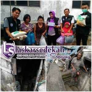 LS Semarang : Menyantuni keluarga Weet Teek Log