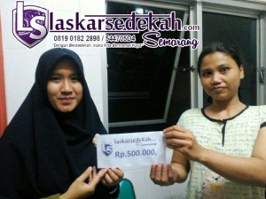 LS Semarang: Bantu Bapak Jasmani lewat mbak Santi