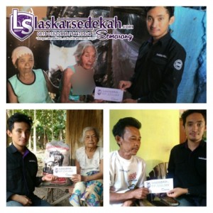 LS Semarang: Membantu 3 Janda dhuafa