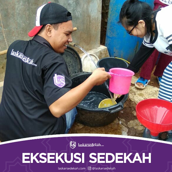 Laskarsedekah Berbagi Air Bersih di Gunungkidul