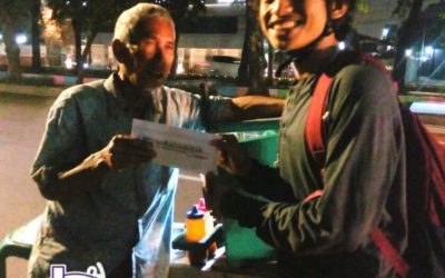 LS Jakarta : Sedekah On The Road (SOTR) kepada Pak Ali 58 tahun (Jum’at, 12 Oktober 2018)