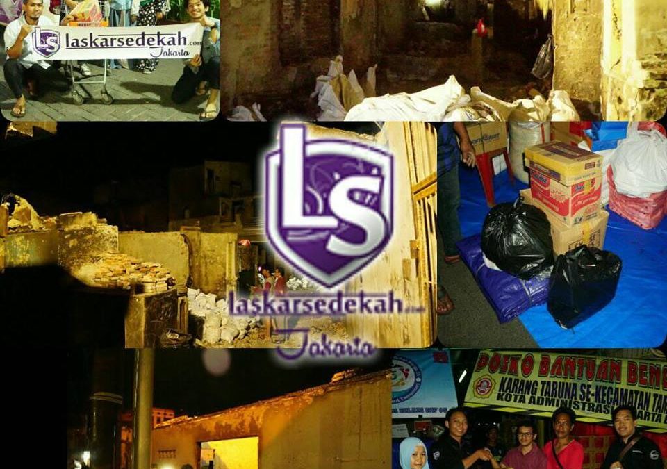 LS Jakarta : Eksekusi Sedekah kepada korban kebakaran di Jl. Thalib 2, Krukut, Tamansari-Jakarta Barat | Rabu, 20 Maret 2019