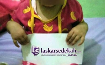 LS Jakarta : Eksekusi Sedekah kepada Nurasyfa (2 tahun) yang menderita tumor ganas pada hidungnya di Desa Jayabakti, Kab. Bekasi | Ahad, 14 April 2019