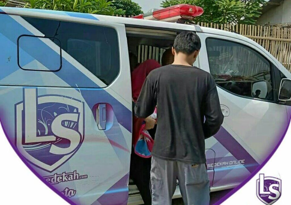LS Jakarta : Ambulance Gratis kepada Ibu Astri di Kalideres, Jakarta Barat | Rabu, 03 Juli 2019