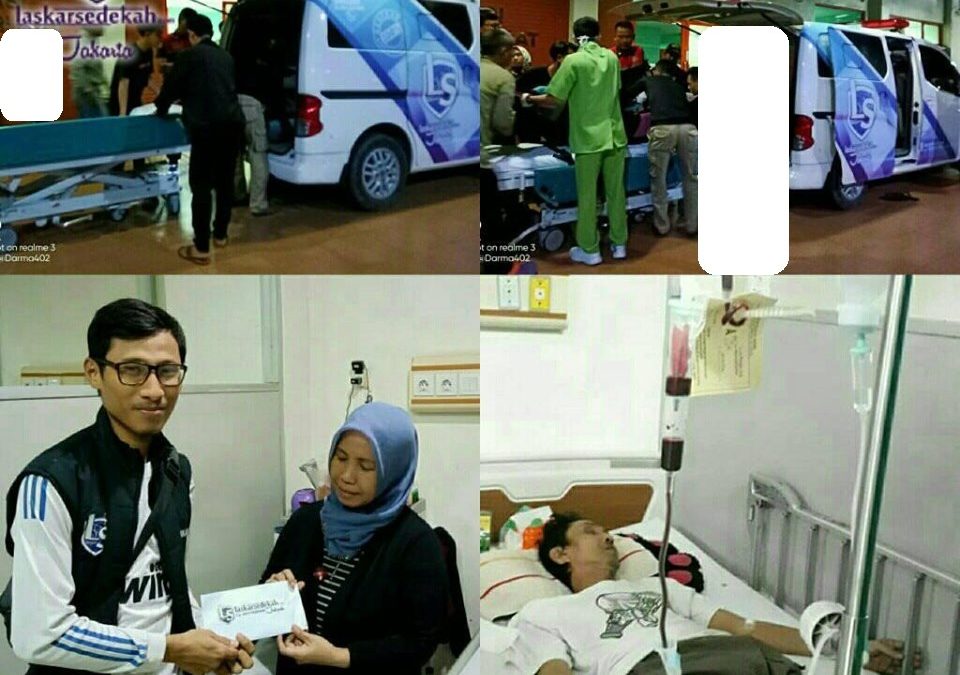 LS Jakarta : Ambulance Gratis kepada Pak Nipan (52th) di Penjaringan, Jakarta Utara | Jum’at, 19 Juli 2019