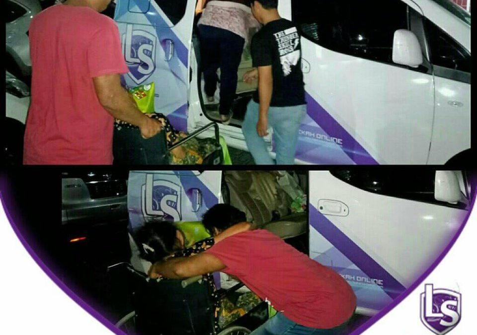 LS Jakarta : Ambulance Gratis kepada Mbah Waryu (80th) di Duri, Jakarta Barat | Kamis, 25 Juli 2019
