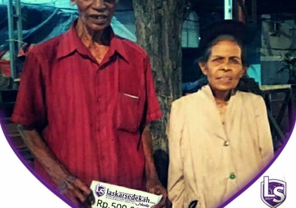 LS Jakarta : Eksekusi Sedekah kepada Pak Minun (84th) dan Ibu Sukinah (55th) di Kapuk Muara, Jakarta Utara | Selasa, 13 Agustus 2019
