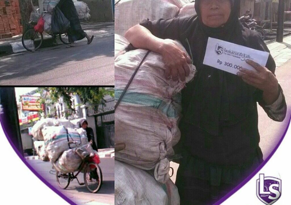 LS Jakarta : Sedekah On The Road (SOTR) kepada Bu Leles (55th) di Bambu Larangan, Jakarta Barat | Sabtu, 24 Agustus 2019