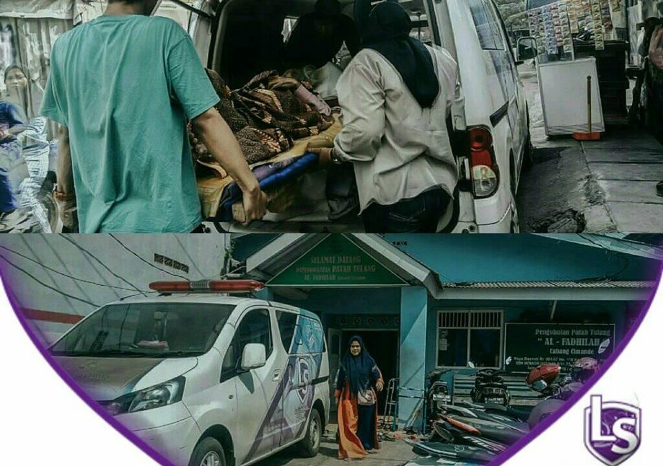 LS Jakarta : Ambulance Gratis untuk Nenek Rolia (-+94 tahun) untuk berobat ke Pengobatan Patah Tulang, Taman Kota, Jakarta Barat | Ahad, 17 November 2019