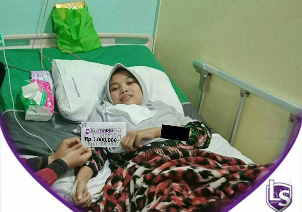 LS Jakarta : Eksekusi Sedekah – Santunan Orang Sakit untuk Mba Solihah (27 tahun) yang sedang dirawat di RSUD Cengkareng, Jakarta Barat | Ahad, 15 Desember 2019