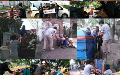 LS Jakarta : Tebar Nasi Bungkus (TNB) di sekitar Tanah Aabang, Jakarta Pusat | Ahad, 10 November 2019