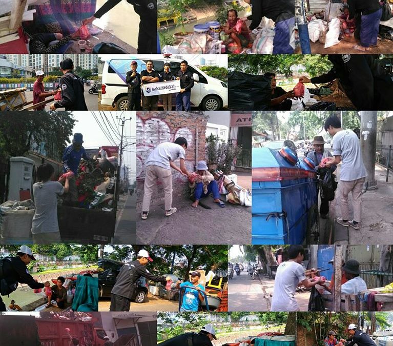 LS Jakarta : Tebar Nasi Bungkus (TNB) di sekitar Tanah Aabang, Jakarta Pusat | Ahad, 10 November 2019