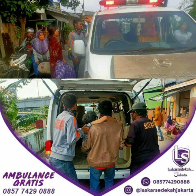 LS Jakarta : Ambulance Gratis untuk Ibu Martini Mardiningsih (57th) menuju RS. Sumber Waras, Jakarta Barat | Jum’at, 27 Maret 2020