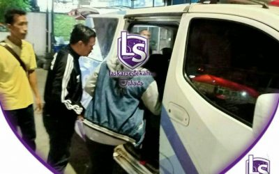 LS Jakarta : Ambulance Gratis untuk Mba Agnes (24th) dari rumahnya di daerah Kp. Gusti, Pejagalan, Jakarta Utara ke Pengobatan Alternatif di daerah Sepatan, Tangerang | Senin, 27 Juli 2020