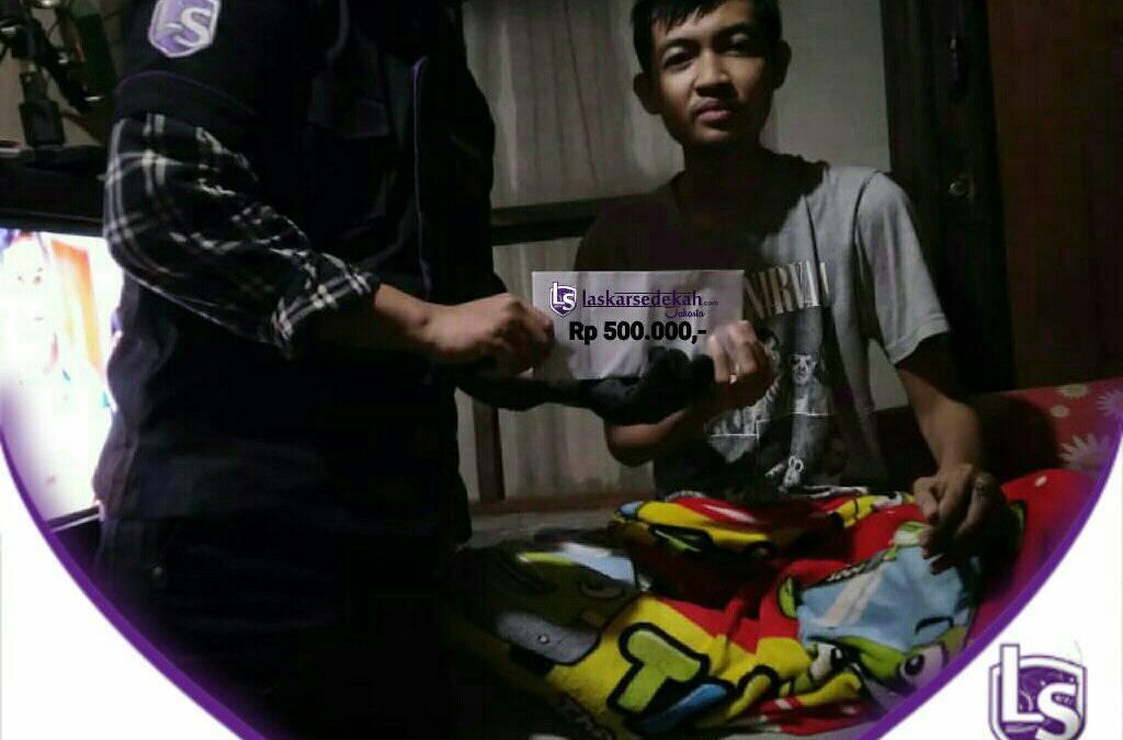 LS Jakarta : Eksekusi Sedekah – Santunan Orang Sakit untuk Mas Soekarno Saputra (27th) yang didiagnosa Suspek Tumor Tulang | Senin, 30 Maret 2020