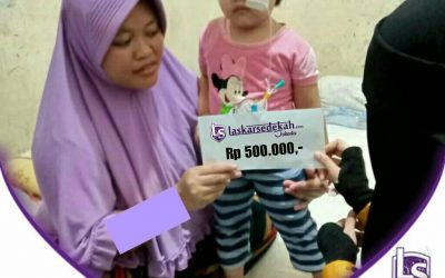 LS Jakarta : Eksekusi Sedekah – Santunan Orang Sakit untuk Dek Kaila (3thn) menderita GERD (Gangguan pencernaan)
